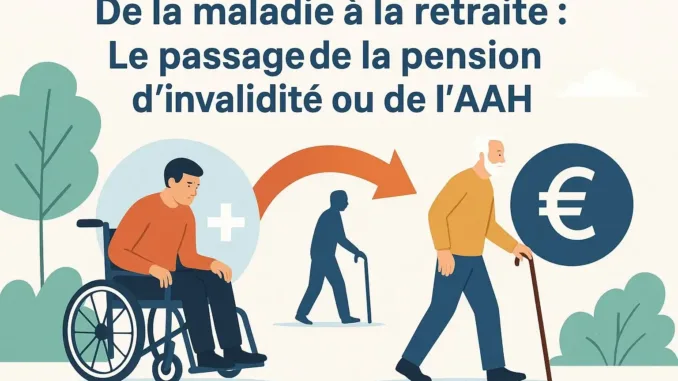 De la maladie &agrave; la retraite Le passage de la pension d'invalidit&eacute; ou de l'AAH