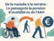 De la maladie &agrave; la retraite Le passage de la pension d'invalidit&eacute; ou de l'AAH