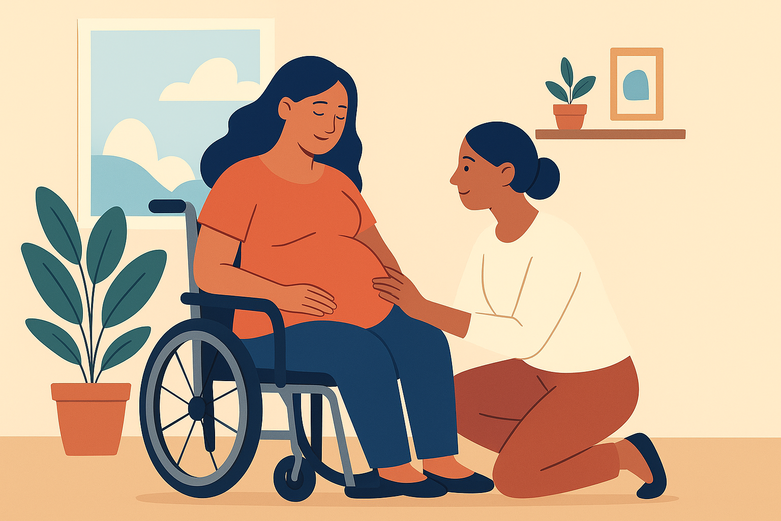 Grossesse et handicap un parcours unique entre d&eacute;fis, espoir et inclusion