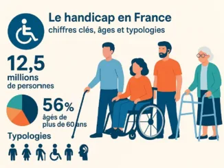 Le handicap en France chiffres cl&eacute;s, &acirc;ges et typologies