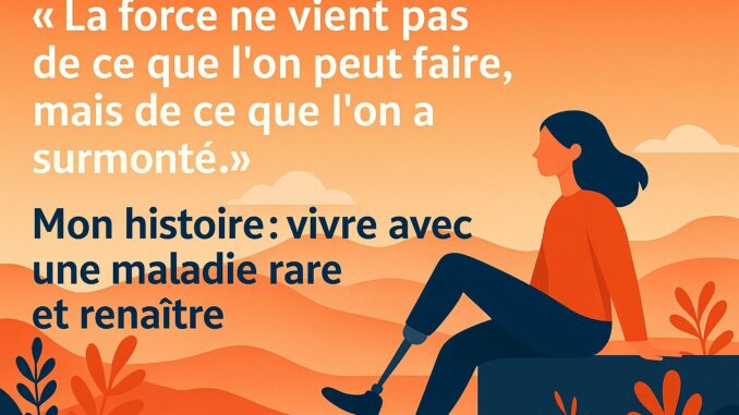Mon histoire vivre avec une maladie rare et renaître