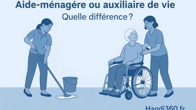 Aide-ménagère ou auxiliaire de vie : comprendre la différence pour bien choisir Aide-ménagère ou auxiliaire de vie : comprendre la différence pour bien choisir