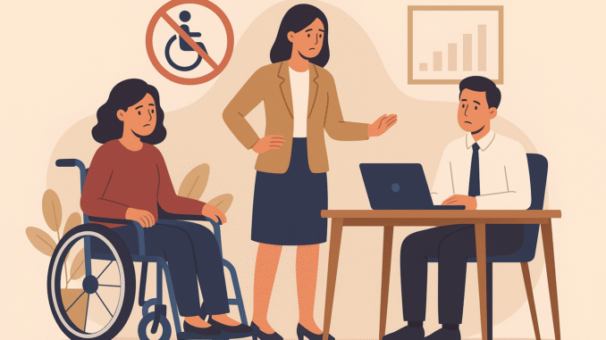 Illustration du paradoxe de l&rsquo;emploi pourquoi une personne handicap&eacute;e sur deux est au ch&ocirc;mage malgr&eacute; la loi