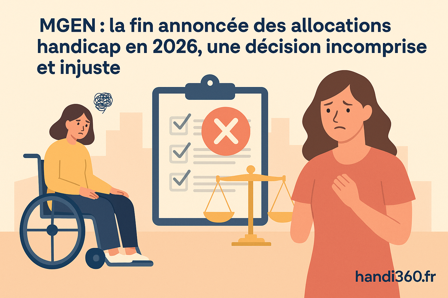 MGEN la fin annonc&eacute;e des aides handicap en 2026, une d&eacute;cision injuste et incomprise
