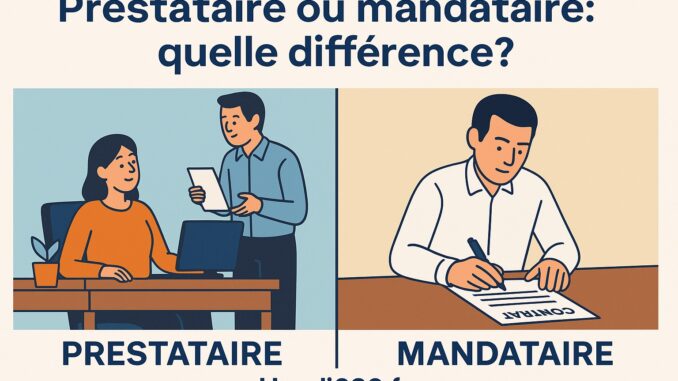 Prestataire ou mandataire quelle diff&eacute;rence pour les services &agrave; domicile