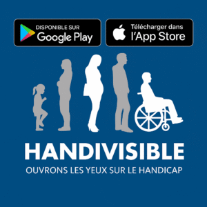 T&eacute;l&eacute;chargez l'application Handivisible