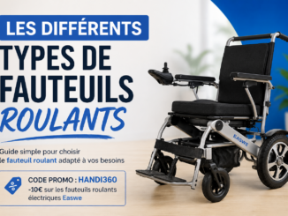 🦽 Les différents types de fauteuils roulants (guide simple)